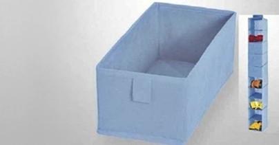 Avoimet säilytyslaatikot sinisellä värillä (4 kpl)